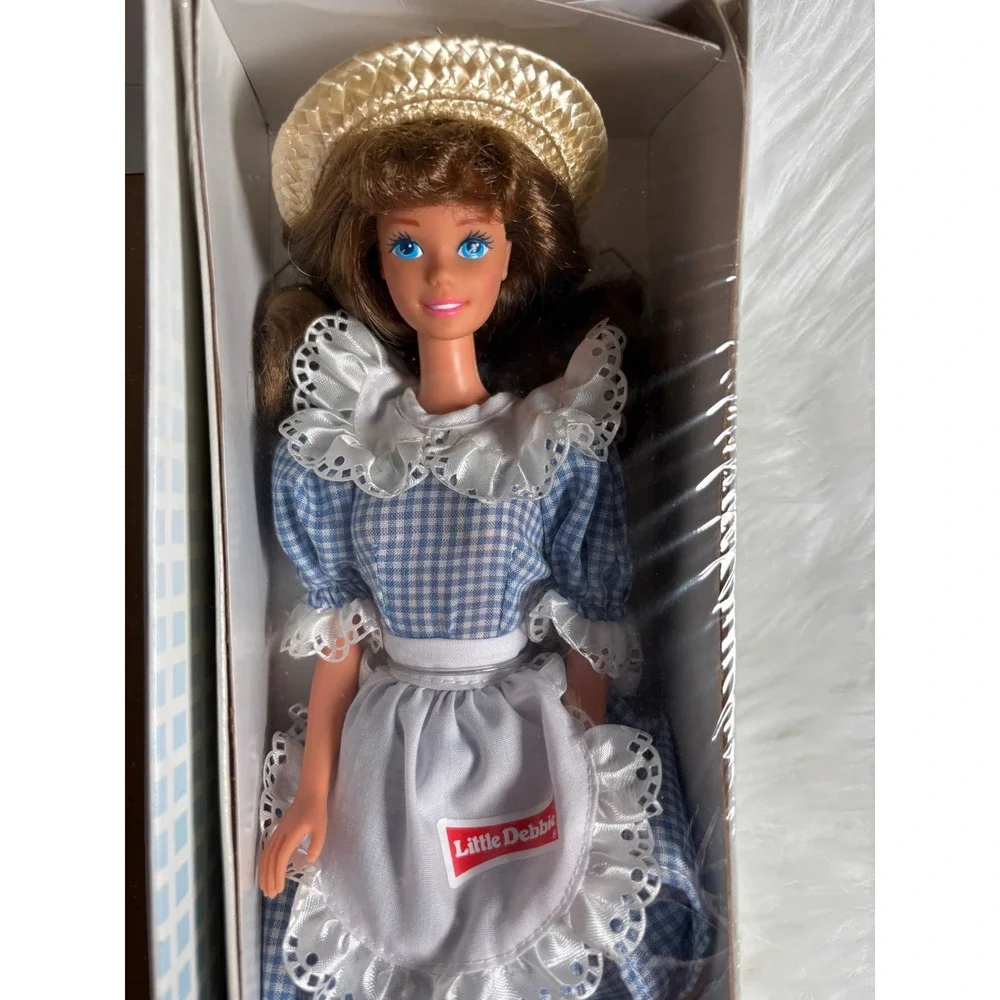 Mattel Little Debbie Barbie Collector‎ Edition 1992 Blue Gingham Vintage Doll